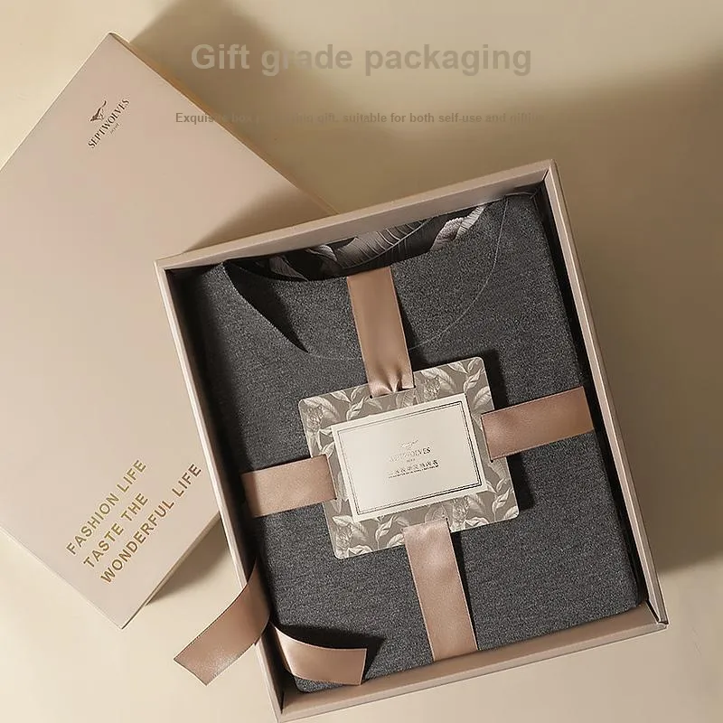 SEPTWOLVES Thermal Set Men's Gift Box Set+Shopping Bag-2