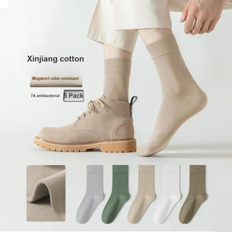 FIRS Mid Calf Socks Men's 5 Pack-5