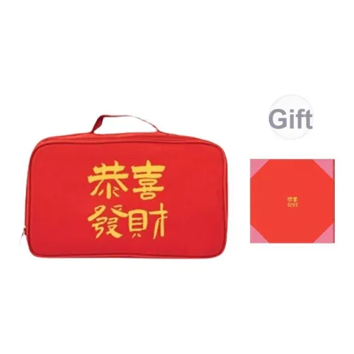 Imono Ручная работа Маджонг Для дома Желаю процветания Красный Вечеринка Маджонг Коробка Настольные игры