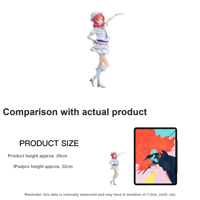 SEGA Shinomiya Maki Sega Super Love Live! Maki Nishikino Snow Halation 20cm Bonus Gifts-2