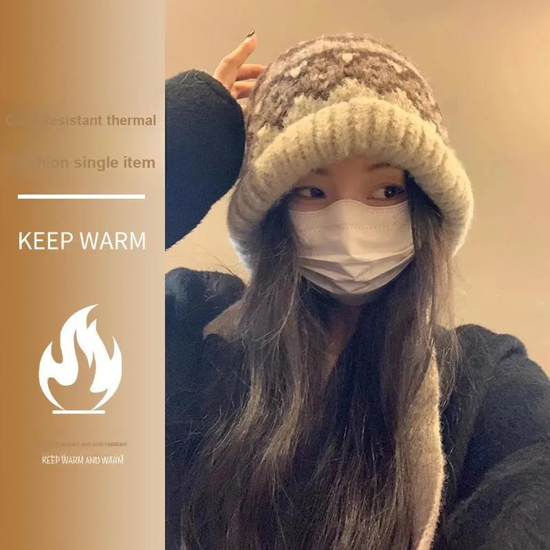 Shizhu Thickened Hoods & Plush Hats Women's-3