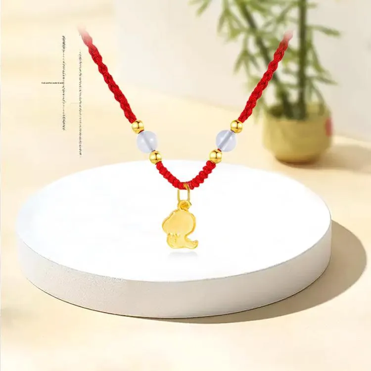 ROGA Braided String Necklaces Unisex-2