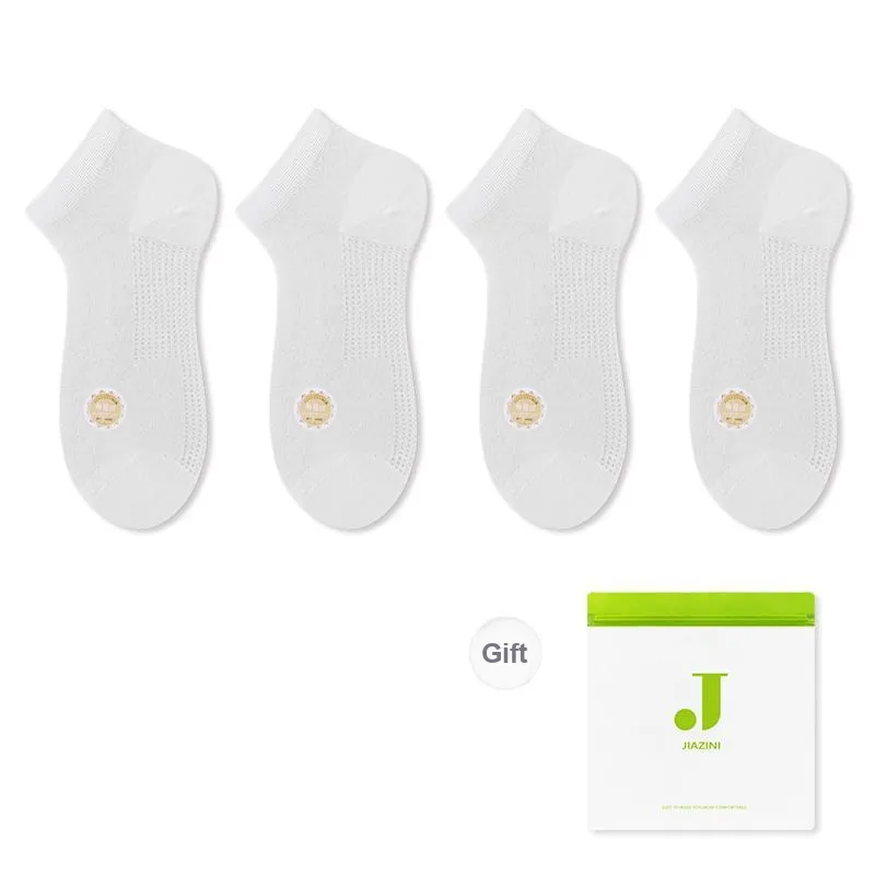 JIAZINI Ankle Socks Women's 4 Pack-28