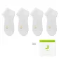 White ×4[Mulberry Silk/Antibacterial Odor-Resistant]