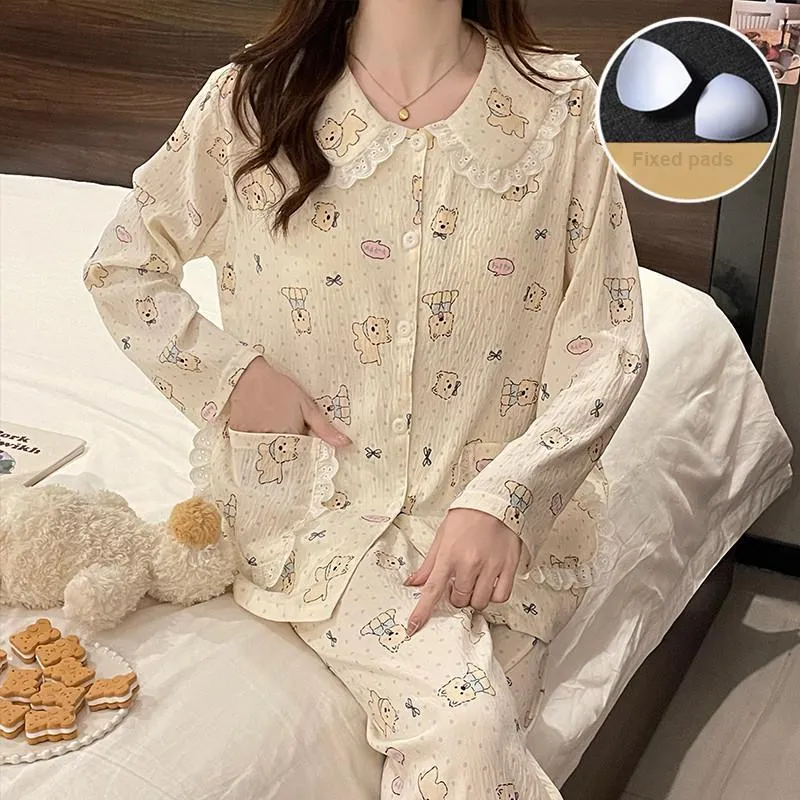 Ta Yan Pajama Set Women's Apricot-1