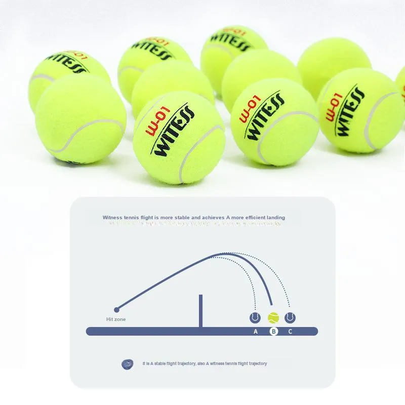 WITESS Tennis Without String Blend Wool Indoor And Outdoor WB 01 Yellow-6