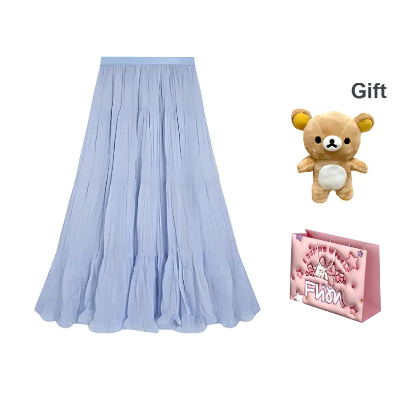 FLIM Casual Long Skirts Women's-8