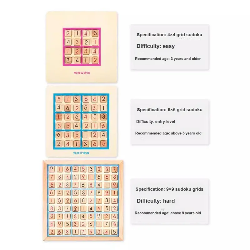 Lezhi By Me Sudoku Entry Level Nine Grid Puzzle Board For Enhancing Logical Thinking Toy Board Games-1
