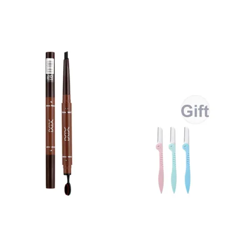 Xixi Зубная щетка Голова Карандаш для бровей Легко Смешивается Размывается PROOF Бесплатно THREE Бритвы для бровей