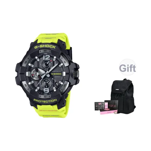 CASIO G Shock MASTER of G Collection Солнечный Механизм Резиновый Ремешок Часы Унисекс Черный Циферблат