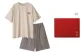Black and White Striped Light Apricot (Box)