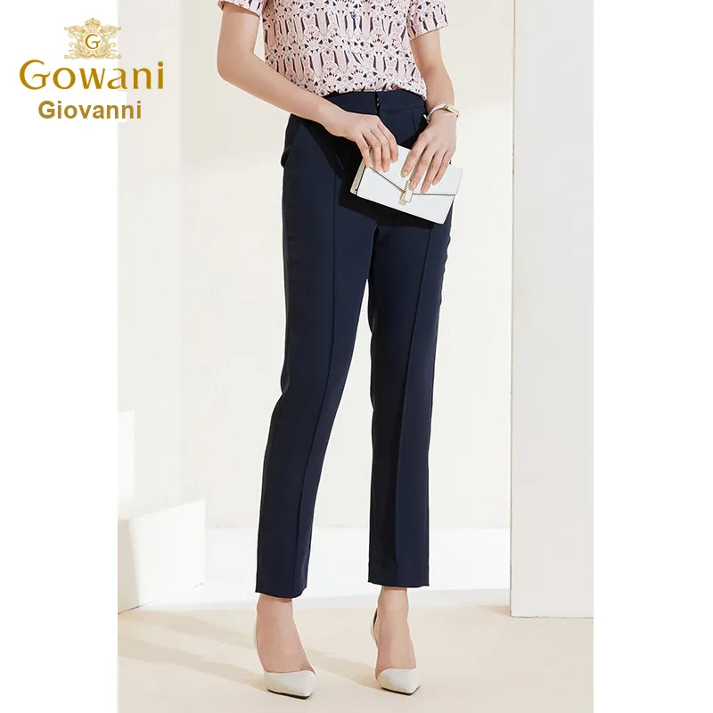 QIAOWANNI 2021 Summer Suit Trouser Women's-4