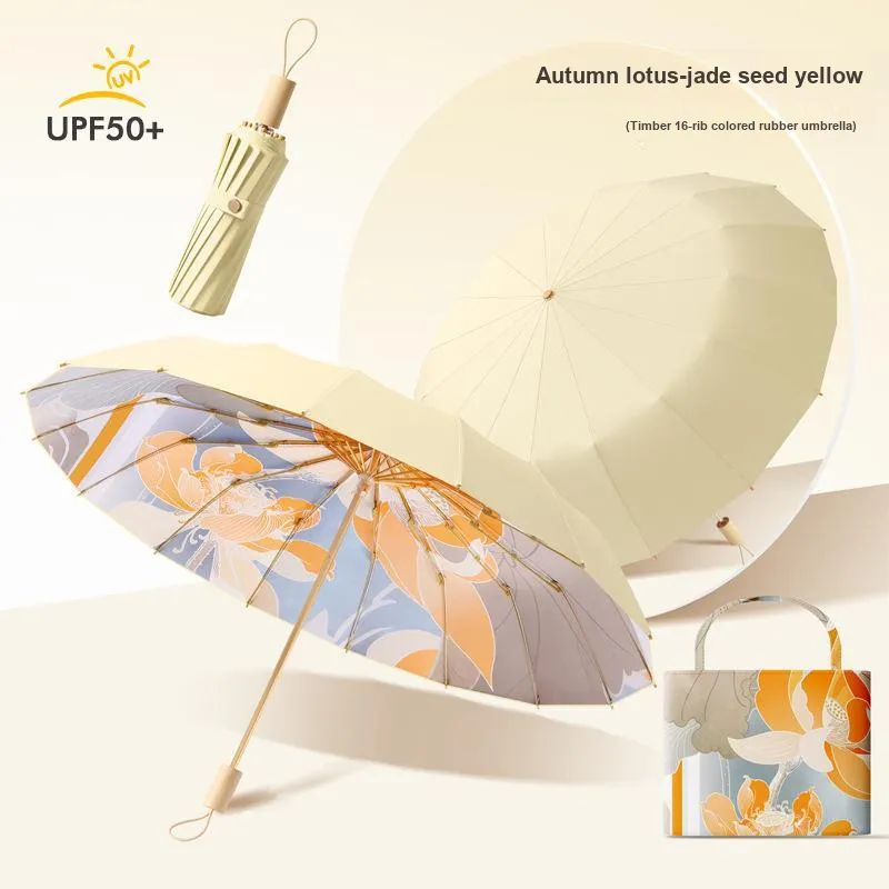 Imono Tall Wind Resistant Sunny And Rainy Dual Use Umbrella-17