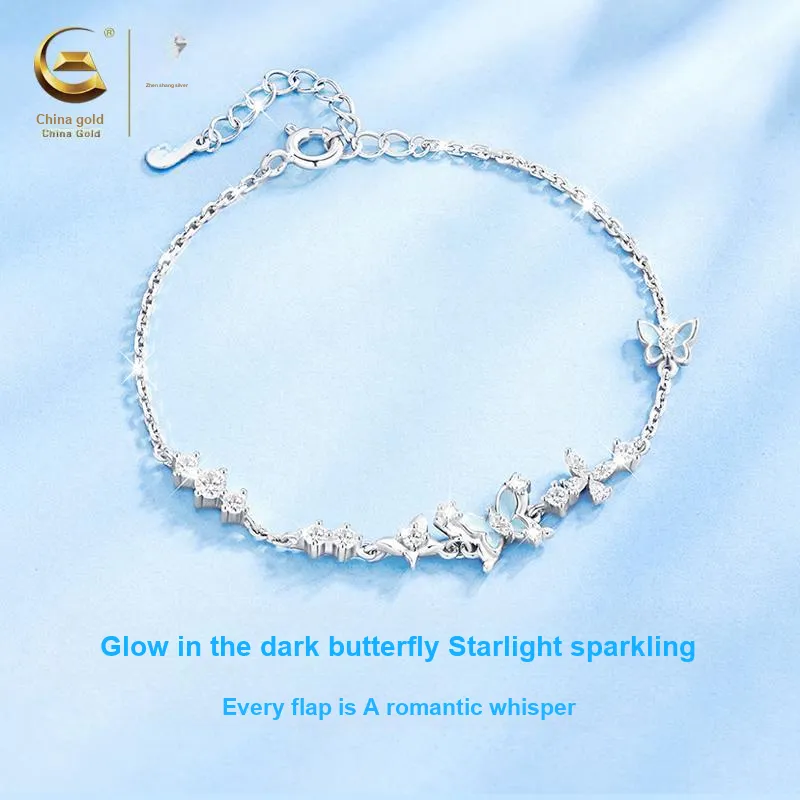 ZSY Silver 925 Bracelets Women's Box Good Luck-12