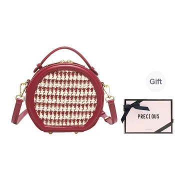 NATTY PU Handbag Regular Women's Red