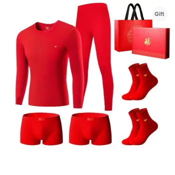 SEPTWOLVES Thermal Set Men's Gift Box Set With Free Shopping Bag