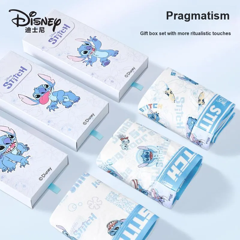 Disney Underpants Men's Box 3 Pack Blue-4