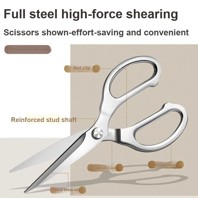 PLYS Home Kitchen Scissors Solid Color-4
