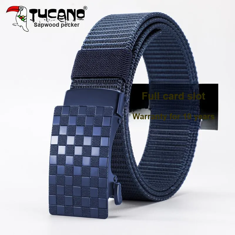 TUCANO Fabric Leather Belts Unisex 3.5cm-12