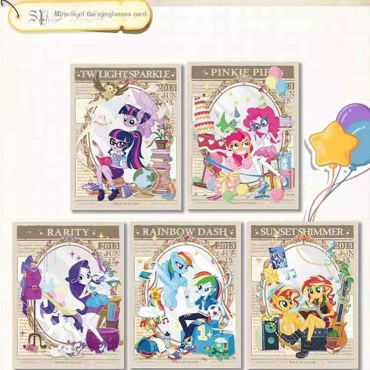 KAYOU My Little Pony Friendship Explosion Card Magic Book IP/Anime Cards 2 Boxes Included-1