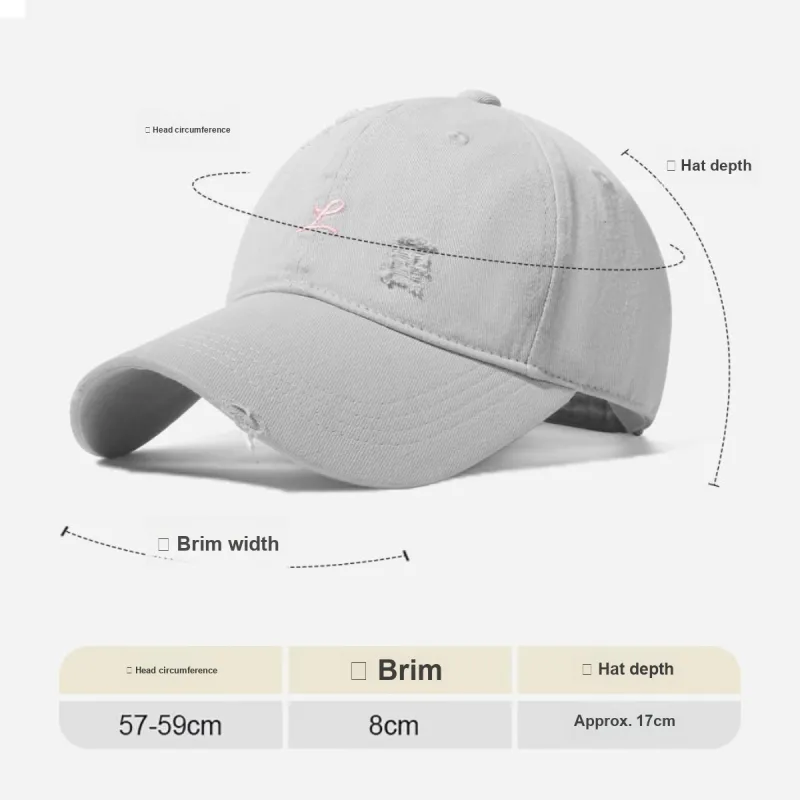 CACUSS Junior Cotton Baseball Caps Unisex Light Spring Color Series-13