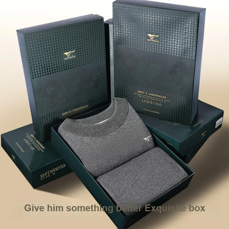 SEPTWOLVES Autumn And Winter Season Thermal Set Men's-3