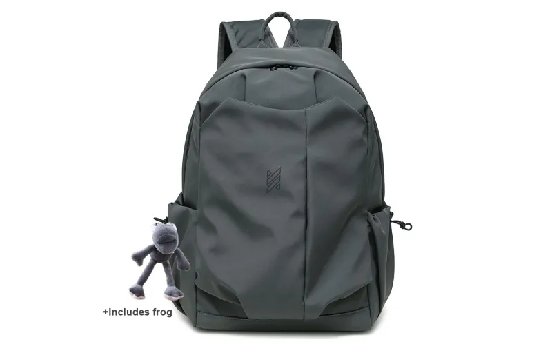 NOMK Nylon Fabric Backpack Regular Unisex Multicolor-31