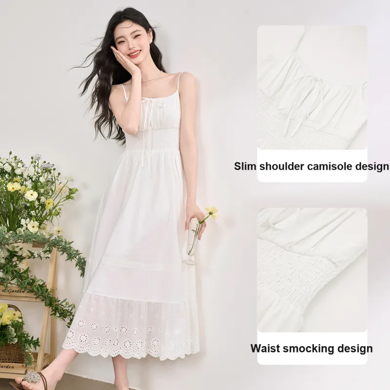 WESTLINK Slip Dresses Women's White-4