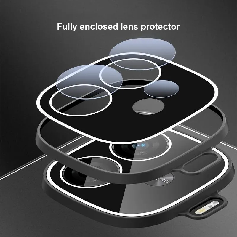 YUBEN Acrylic Material 360 Degree Rotating Stand Phone Cases Compatibility IQOO 13/12/11/Neo 10/9/8/7/6/Z9/Tubo/Pro-6
