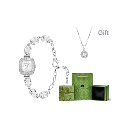 Corriberty Кварцевый механизм сплав ремешок женские часы белый циферблат