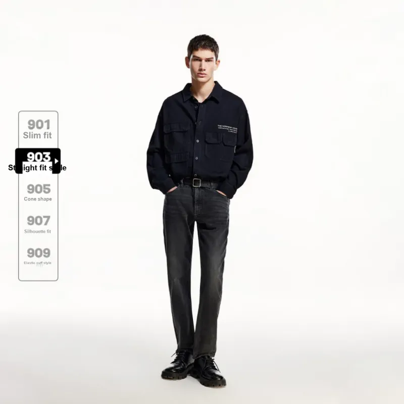 JACK JONES· Jeans Men's Medium Gray Denim-3