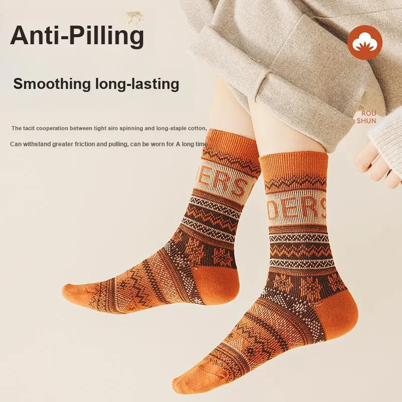 MIIOW Mid Calf Socks Women's Combo Set-19
