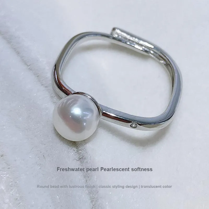 IDOKAWA Freshwater Pearl Rings Unisex Silver-1