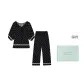 [Gift Box Set]Short-Sleeved Shirt and Pants Lucky Knot Women's Clothing Sets