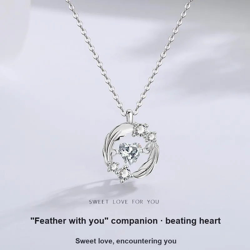 SGM Glass Cat Eye Necklaces Women's-1
