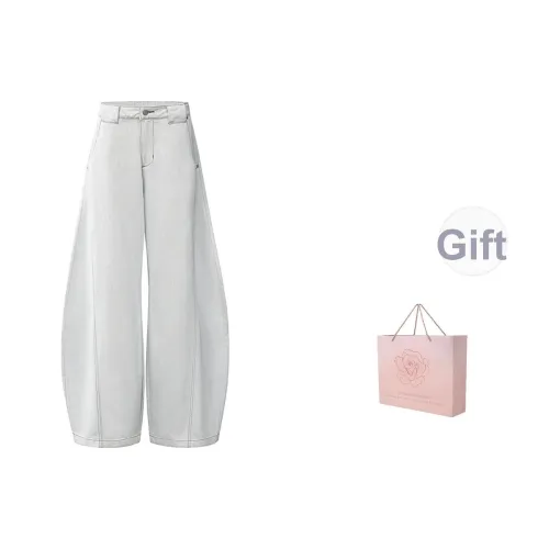 ZAZN Джинсы Женские Американские Белые Сумка для покупок Включена