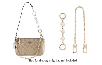 Luxury Care Artisan Workshop Bag Straps White Camellia