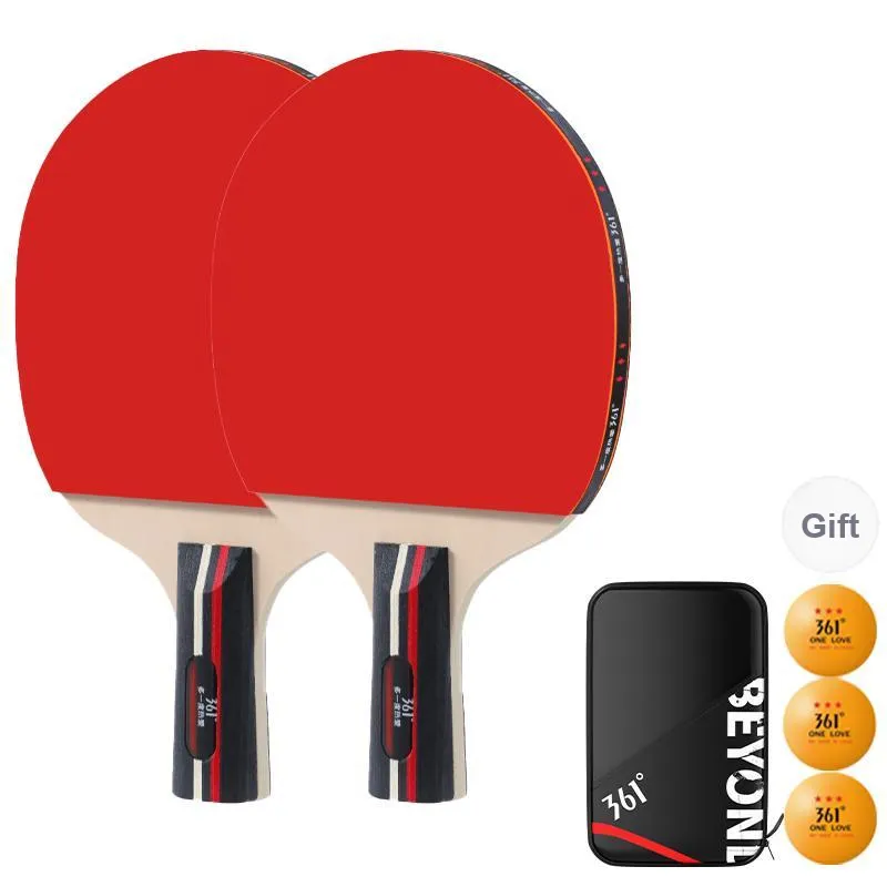 361° Ping Pong Paddles Unisex Red-4