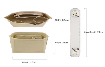 Lan Bao Fan Felt With Microfiber Storage Liner With Support Anti Deformation, Wide Shoulder Pads Bag Accessory Women's
