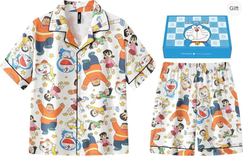 Gongdie x DUOLA A MENG , LIANMINGKUAN Pajama Set Unisex Multicolor-6