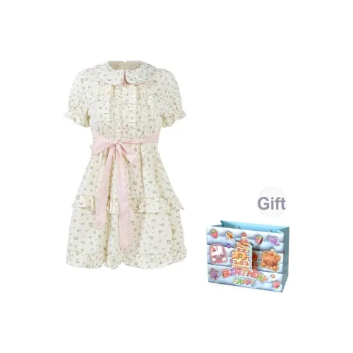 REMOULD Короткое платье с короткими рукавами женское