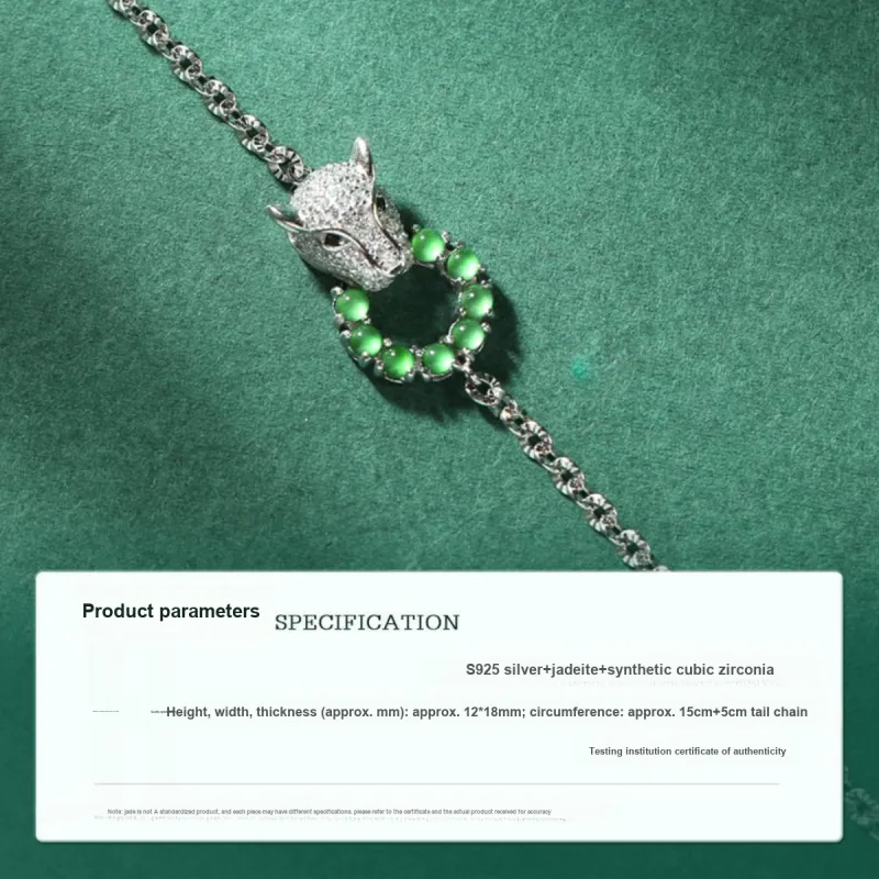 Oriental Jade Ice Glutinous Bracelets Women's-3