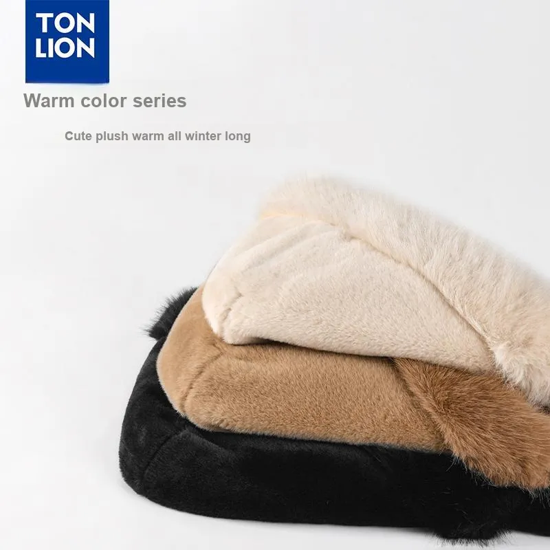 Tonlion Polyester Hoods & Plush Hats Unisex-6