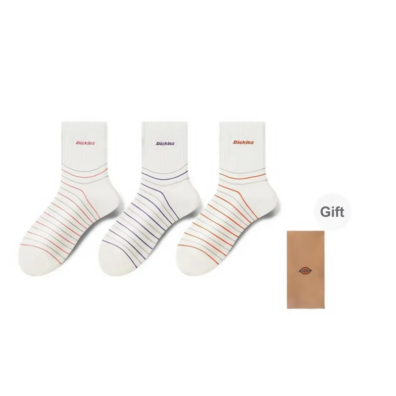 Dickies Mid-Calf Socks Unisex Gift Box Combination-25