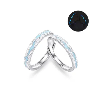 SINO GEM S925 Silver Rings Unisex