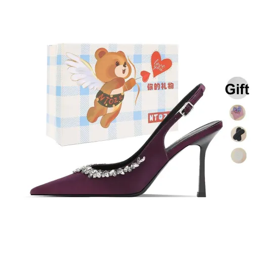 NTOZE Узкий каблук Высокие каблуки Женские Фиолетовый