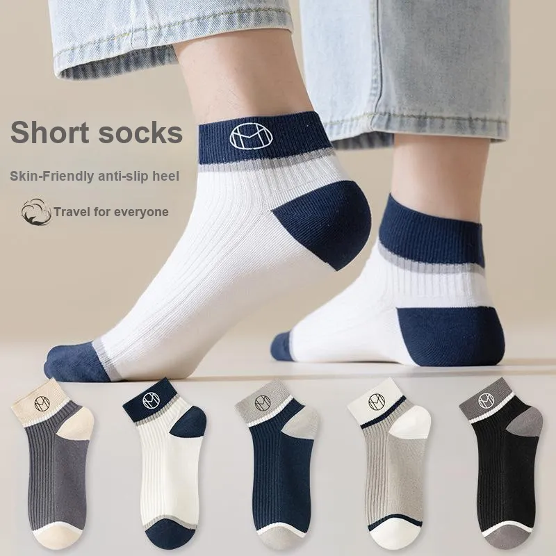 TLXT Ankle Socks Men's Students Outdoor Sports Fitness, Moisture Wicking Odor Resistant, Soft Comfortable Antibacterial-3