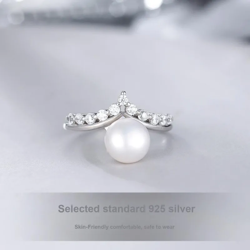 Taste The Color Freshwater Pearl Rings Women's-6