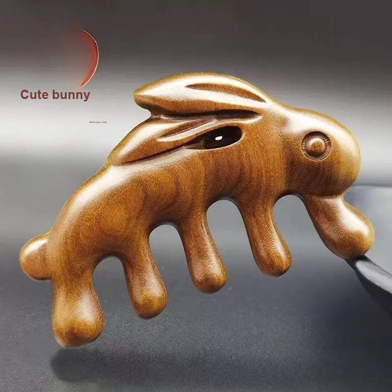 SHITIAN Bunny Comb Nourishing, Natural Comb-1