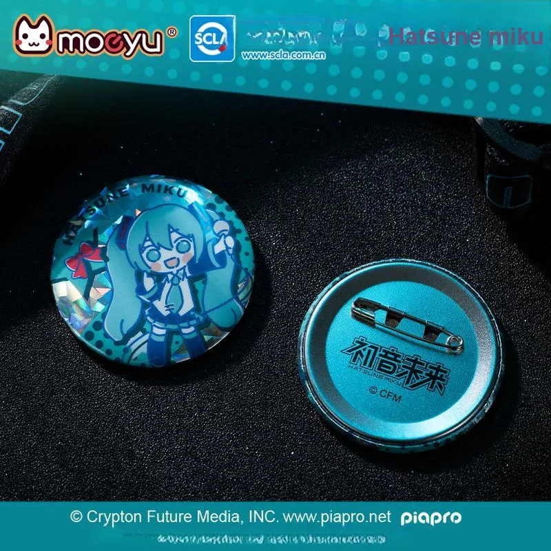 MOEYU Hatsune Miku Starry Live Collection Shattered Craft Tinplate Miku Valley Badge-6
